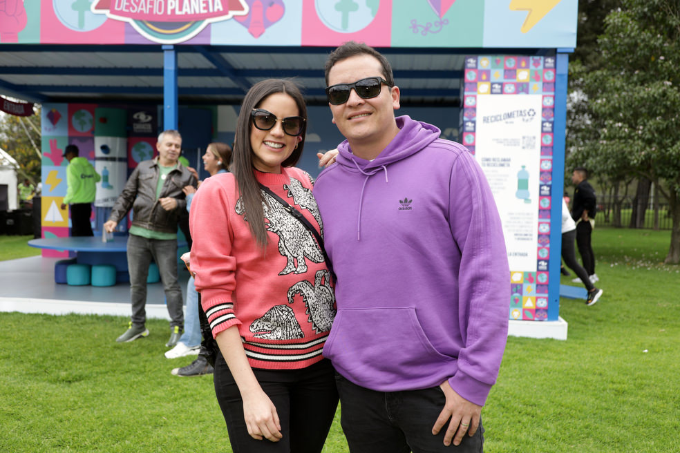 Linda Palma y Diego Pulecio