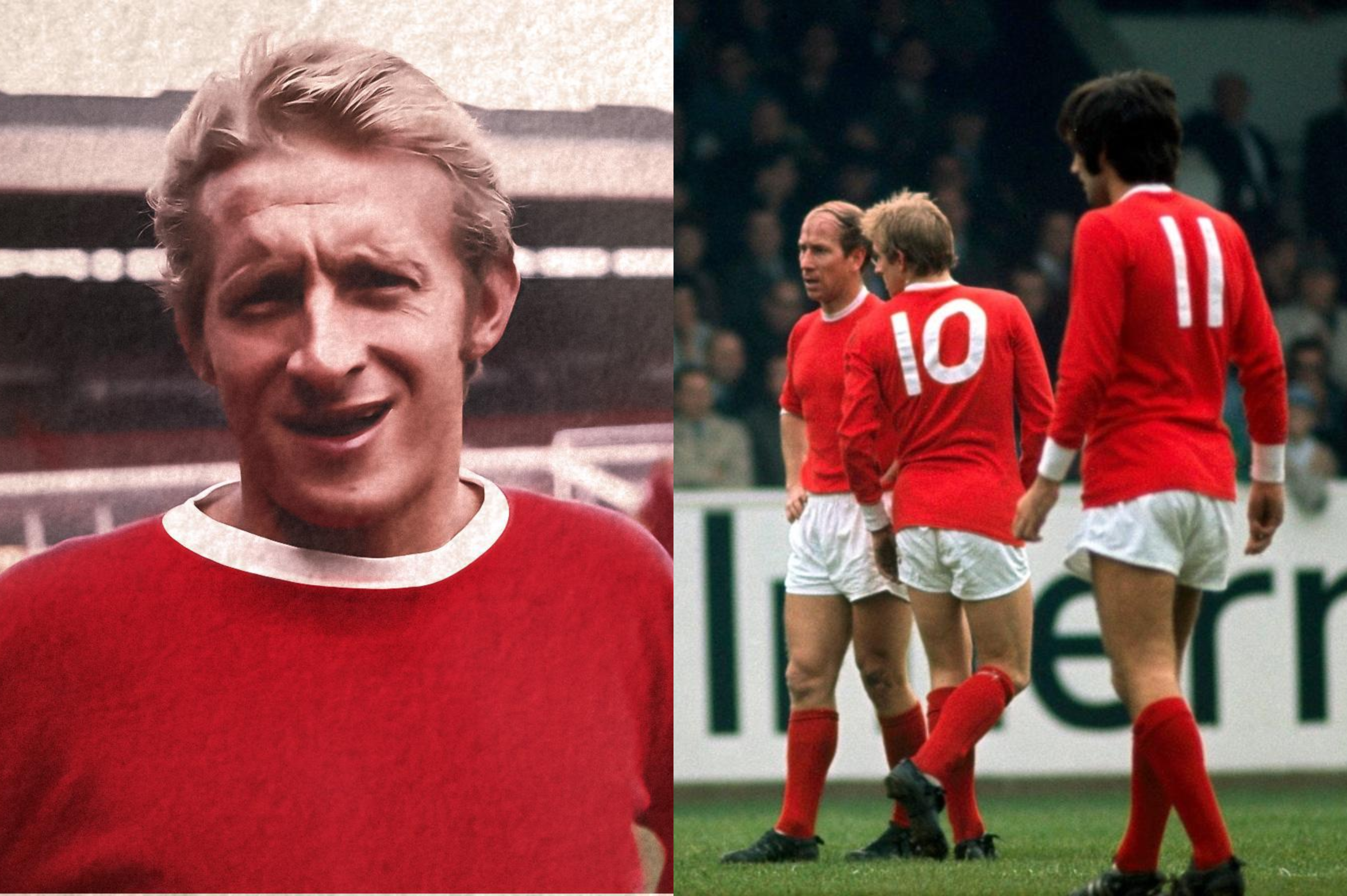 Denis Law era el último integrante del “United Trinity”, tridente que protagonizó con de George Best y Bobby Charlton.
