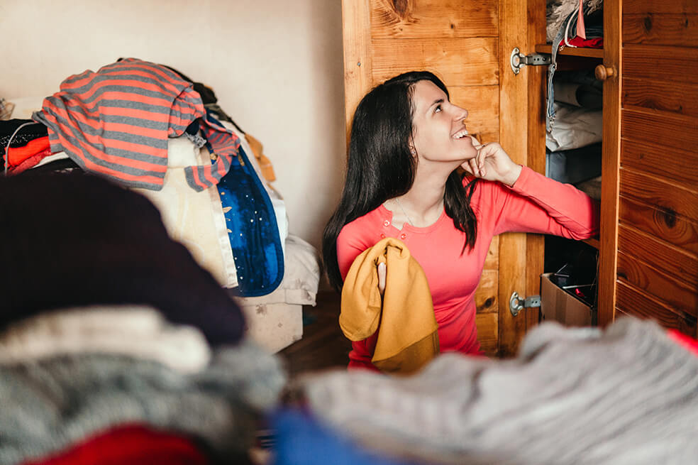 Organizar el closet, el plan ideal para la cuarentena