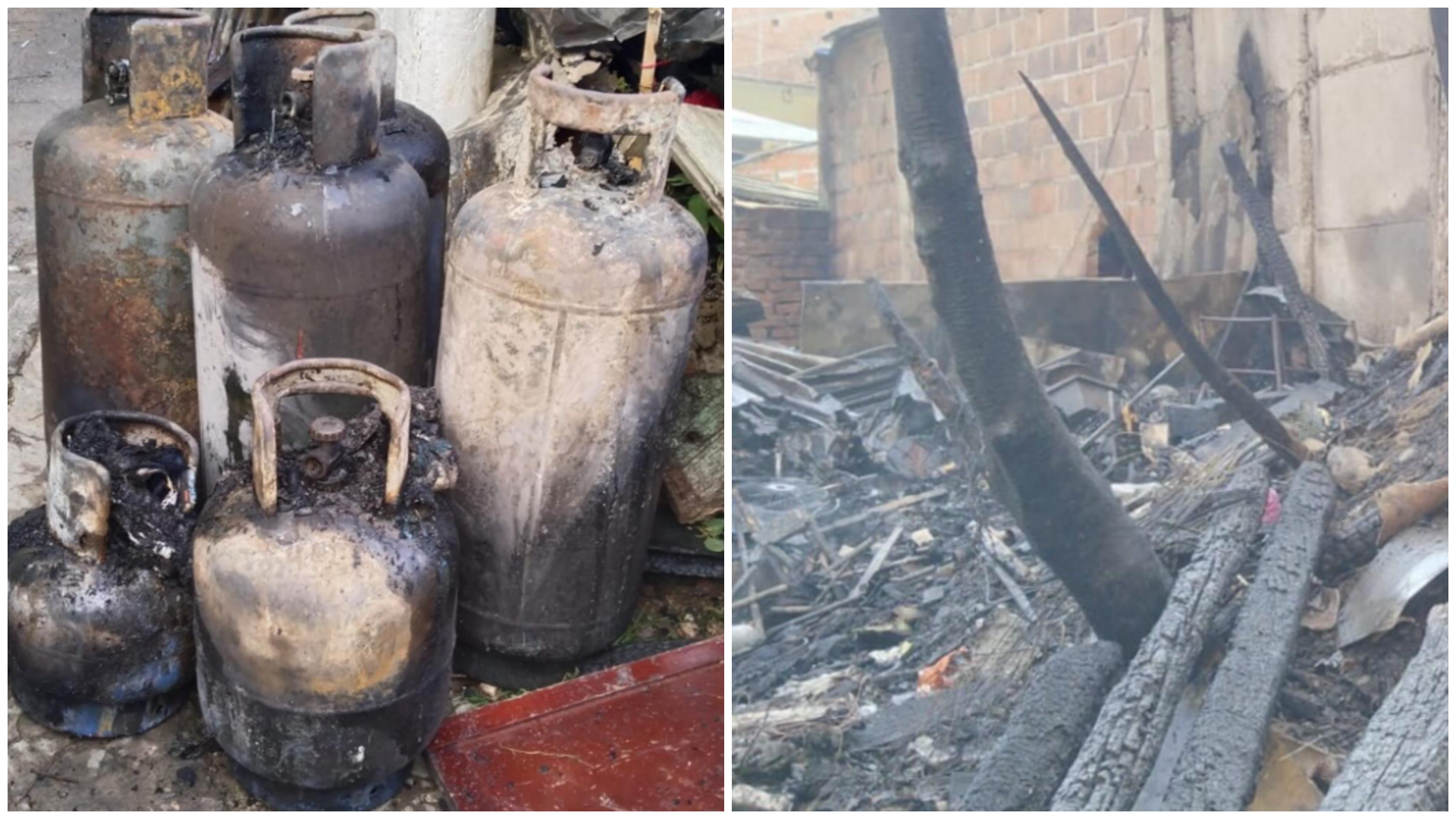 Incendio en Bucaramanga dejó 20 viviendas afectadas y dos heridos