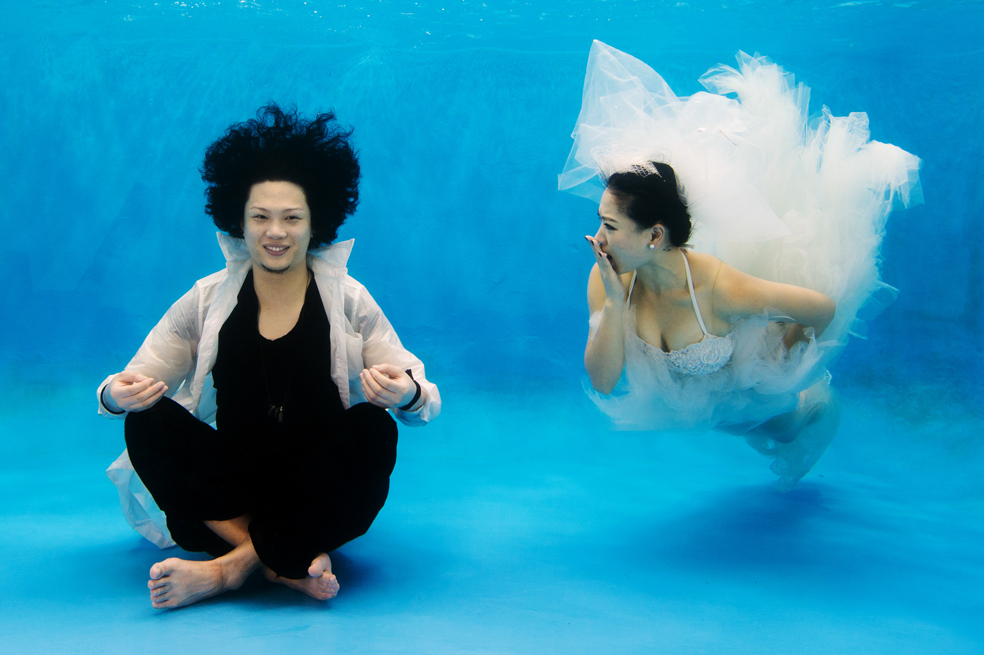 ¿Una boda bajo el agua?
