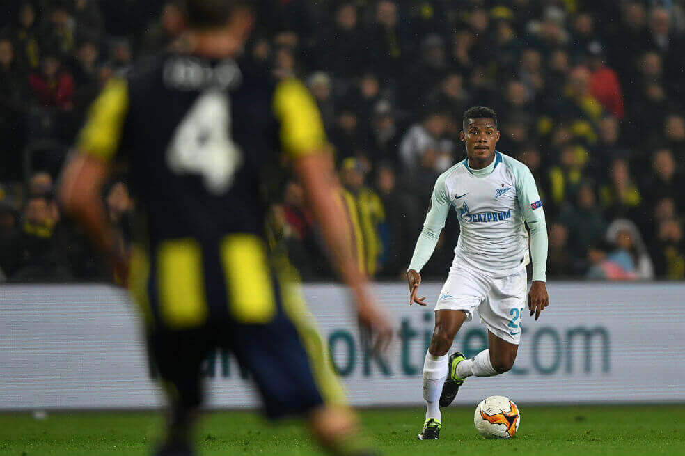 Wilmar Barrios debutó con el Zenit, que cayó con el Fenerbahce en la Europa League