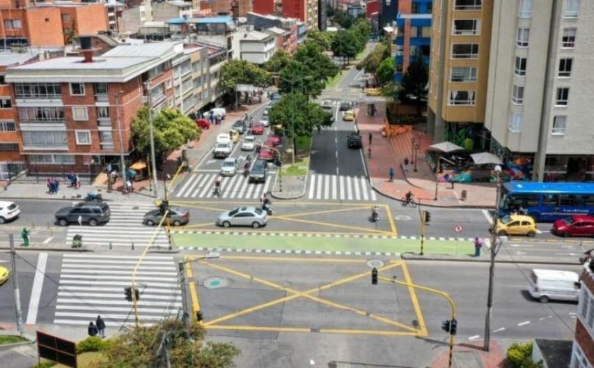 ¿Para qué sirve la X marcada en las intersecciones y cuál es la multa por incumplirla?