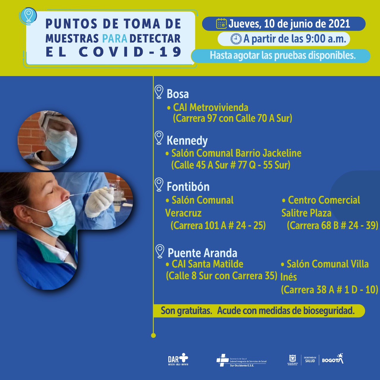 Sur / Occidente de Bogotá.
