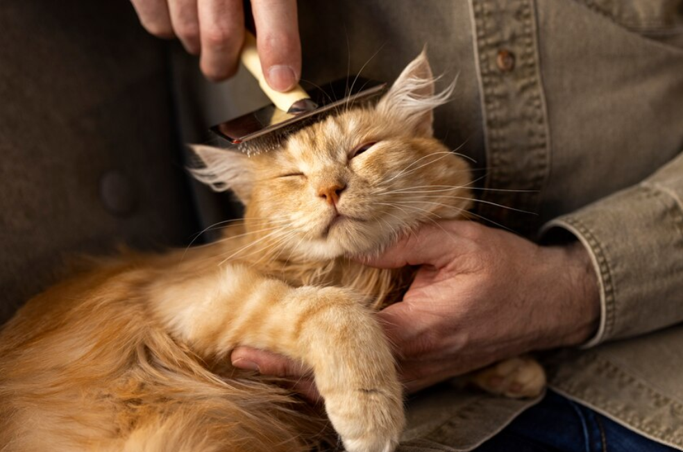 ¿Cada cuánto debo cepillar a mi gato?