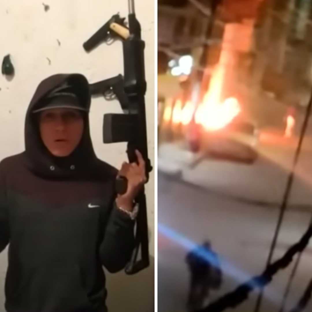 Video: con fusil y granada en mano amenazan a comerciantes de El Amparo en Kennedy