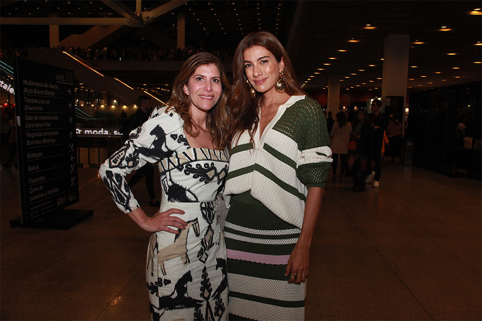 Lorent Barake y Andrea Serna en el Bogotá Fashion Week