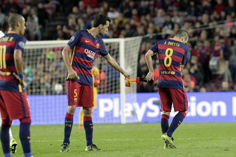 Iniesta sufre una lesión en el bíceps femoral de la pierna derecha