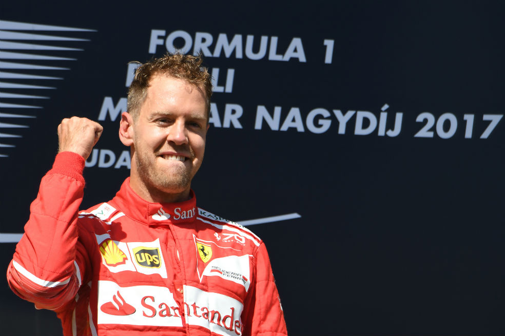 Vettel ganó en Hungría y mantiene el liderato de la F1