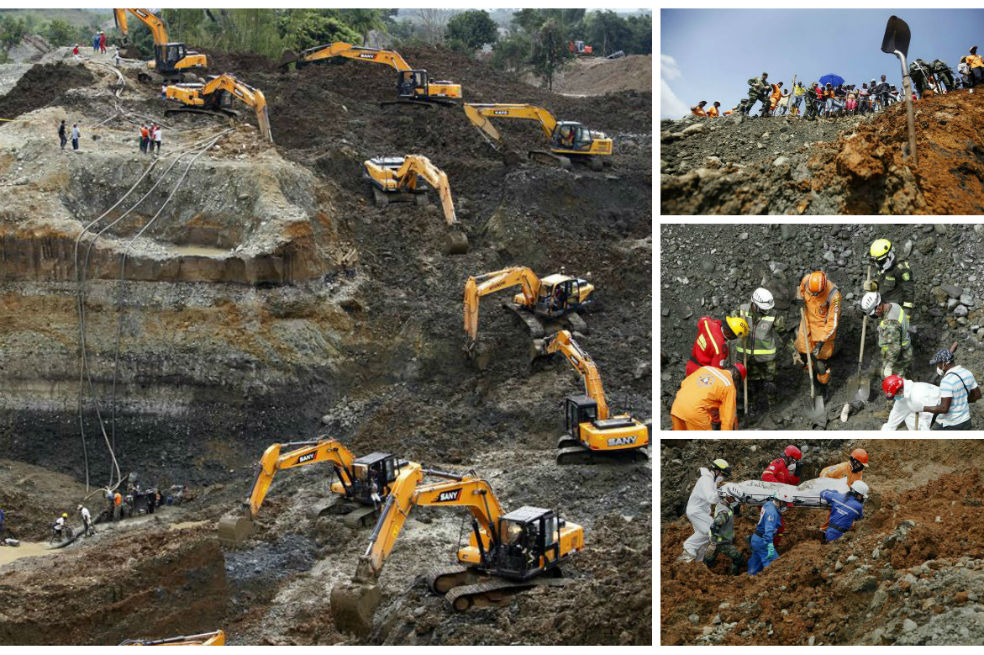 Familiares de mineros atrapados aún se aferran a un milagro