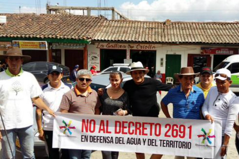 Concejales de Meta y Guaviare marchan contra minería y demandarán decreto navideño