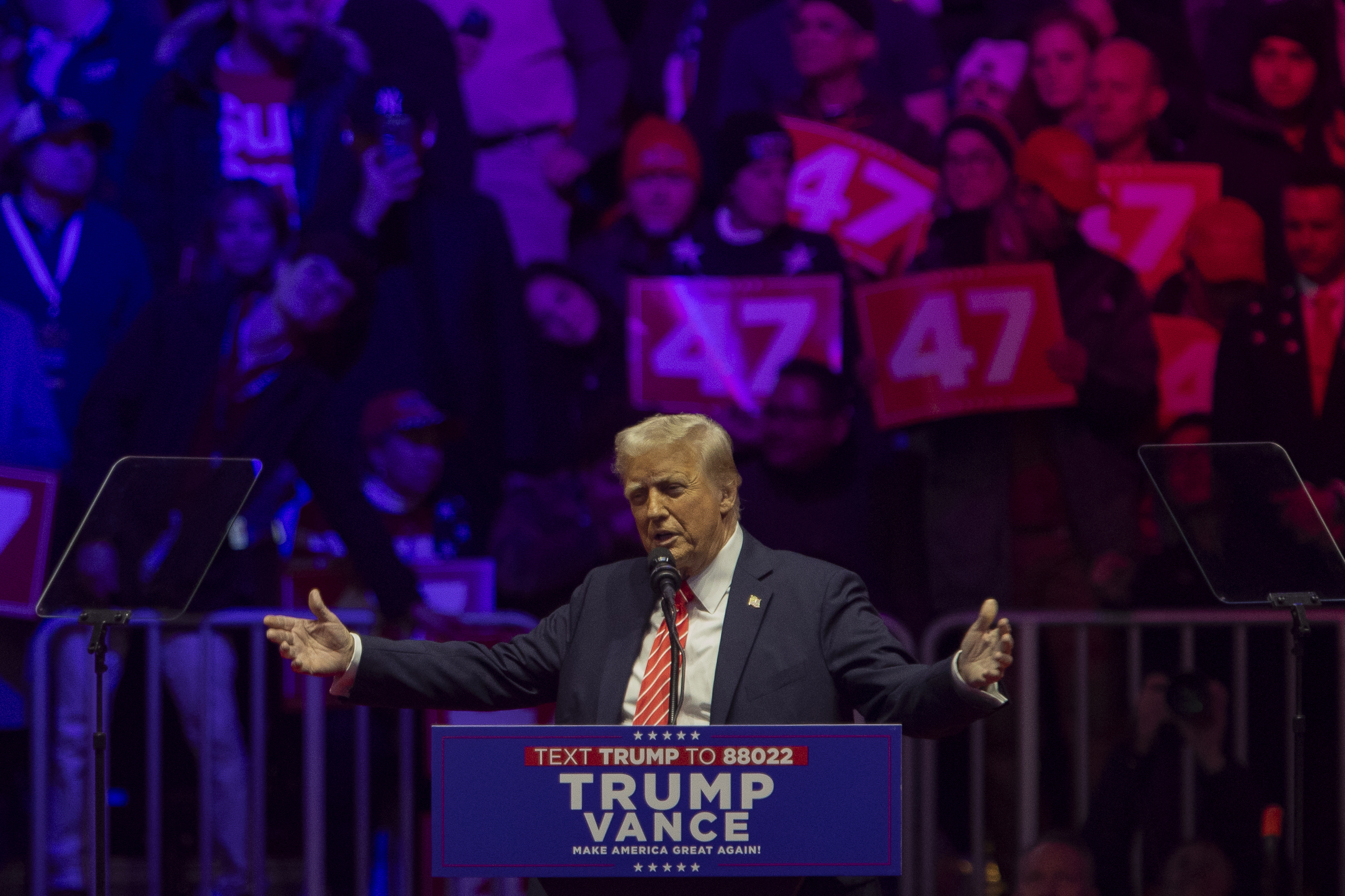 Este es el discurso que dio Donald Trump en su posesión presidencial en 2017