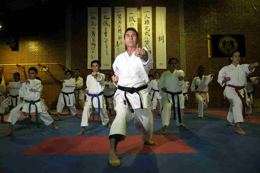 El ‘papá’ de la liga de karate