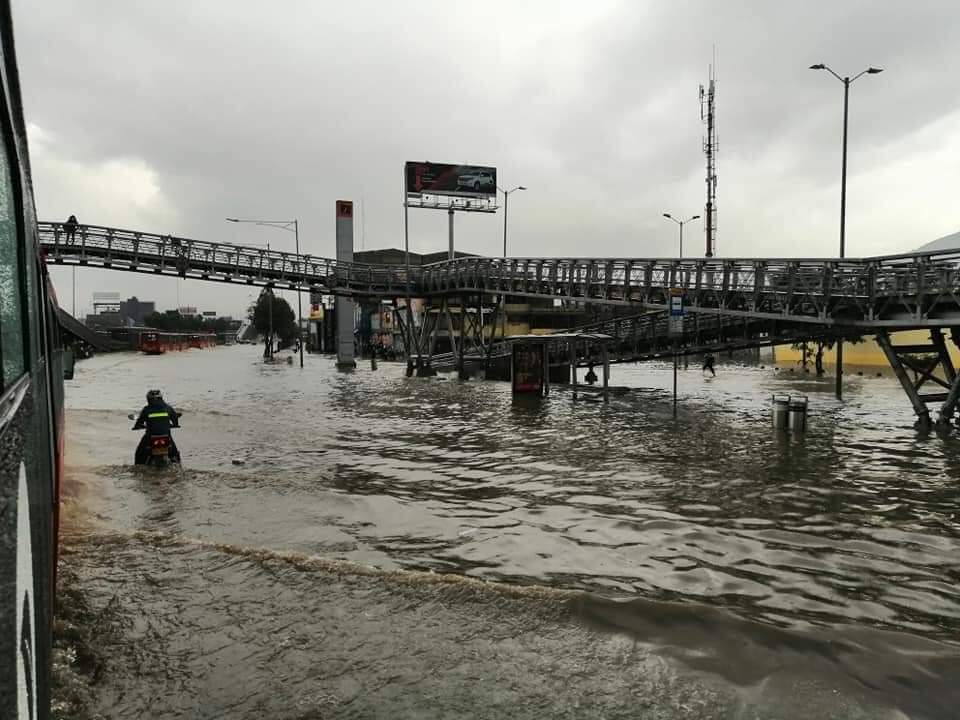 Bogotá inundada: reportan emergencias en toda la ciudad tras fuertes lluvias