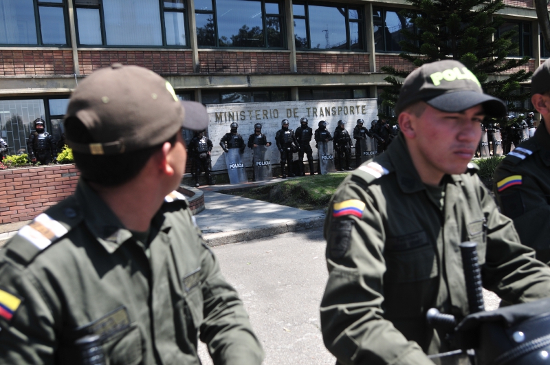 La evacuación del edificio del ministerio de Transporte comenzará la otra semana. Archivo