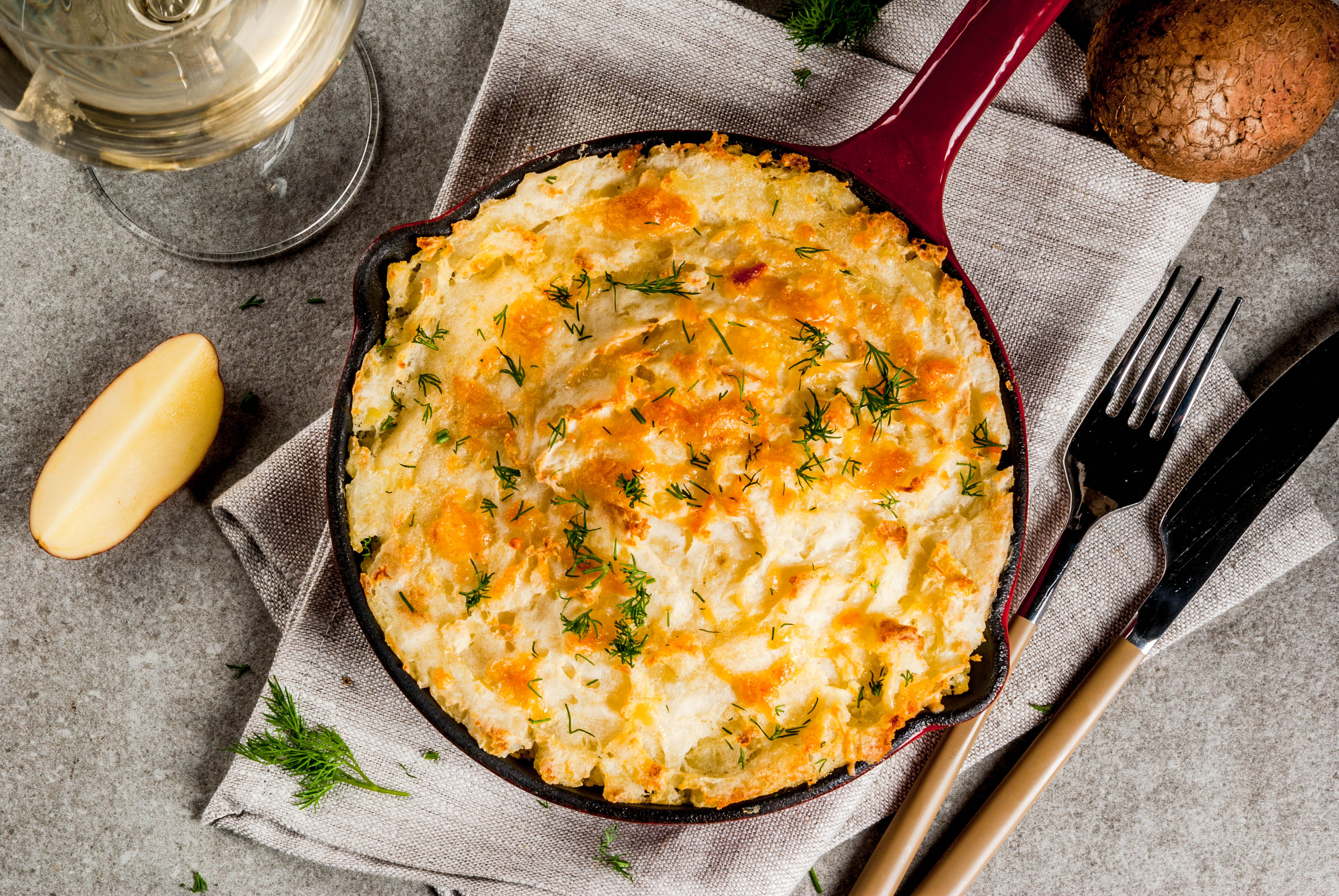 Cerdo gratinado en salsa de piña