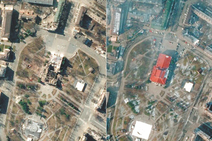 La vida bajo los bombardeos en Mariúpol