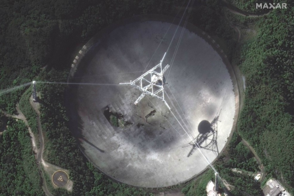Fin de una era: el telescopio de Arecibo en Puerto Rico será desmantelado