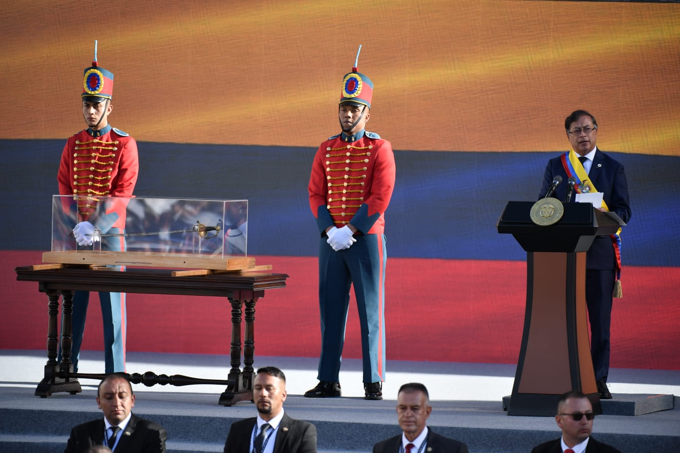 Así fue el primer discurso como presidente de Gustavo Petro