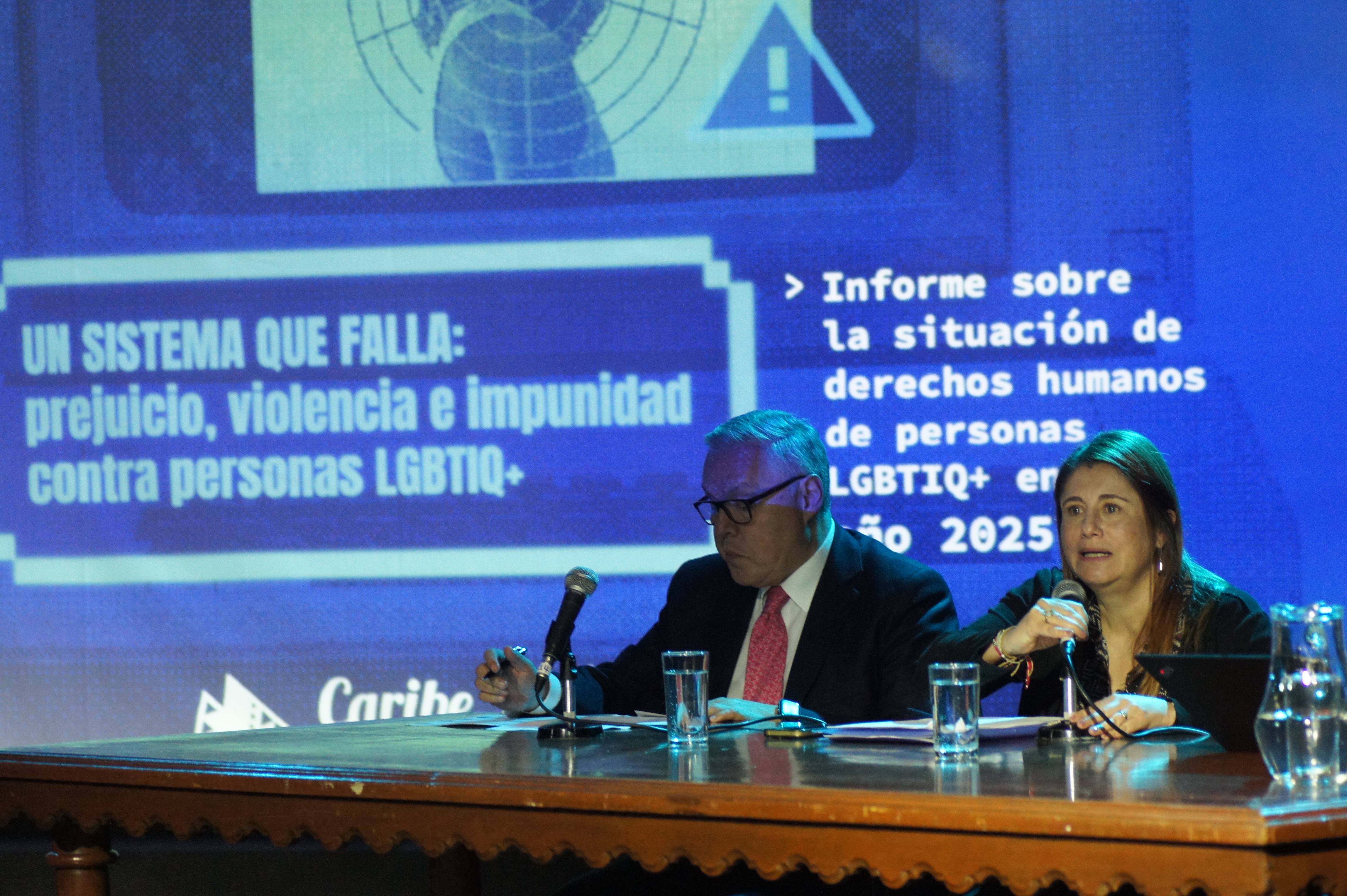 Presentación del informe "Sistema que falla: prejuicio, violencia e impunidad contra personas LGBTIQ+".