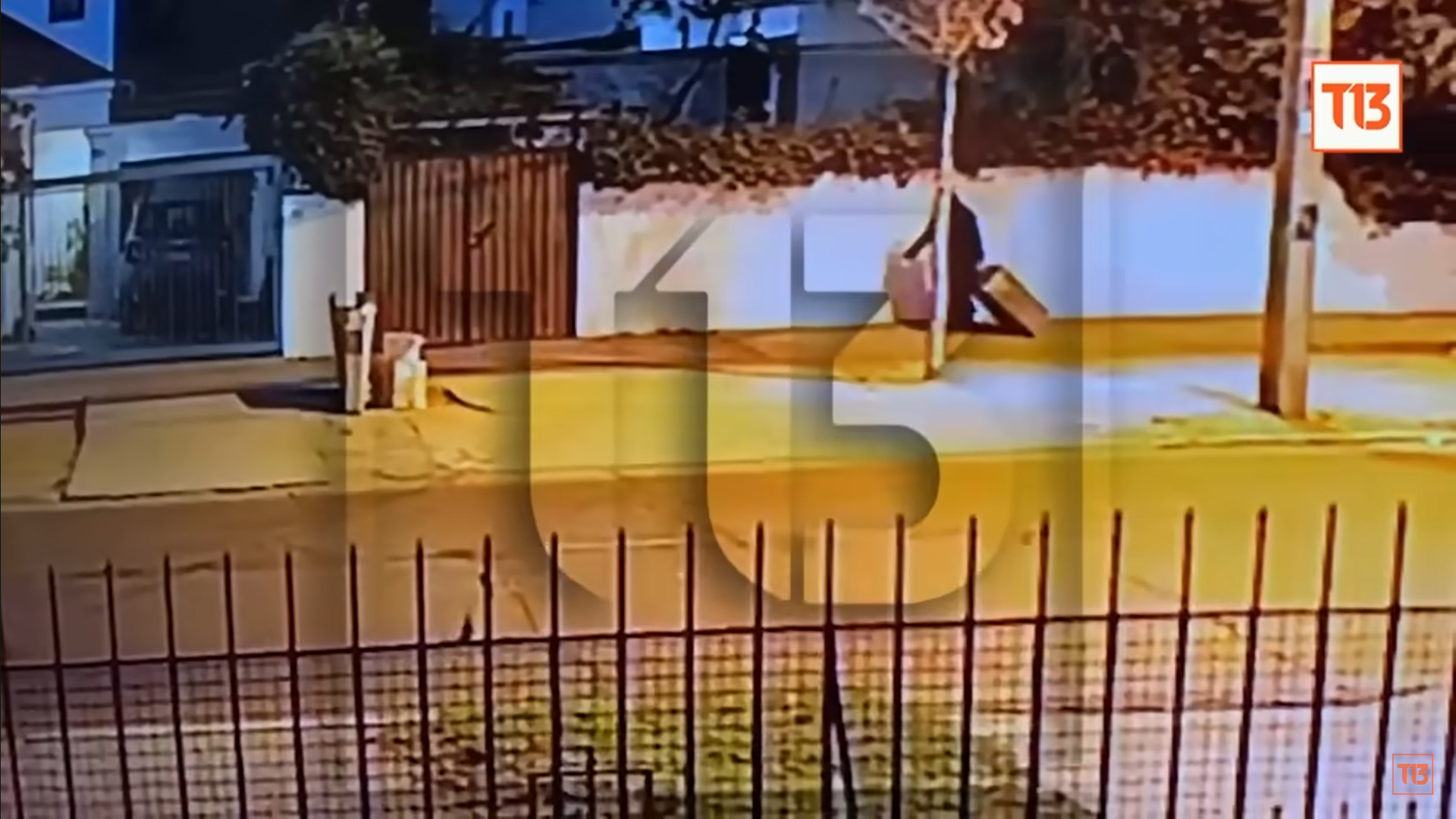 Captura del video que forma parte del material probatorio dentro del caso.