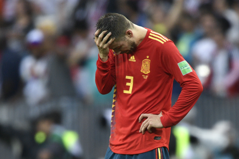El amargo adiós de Piqué