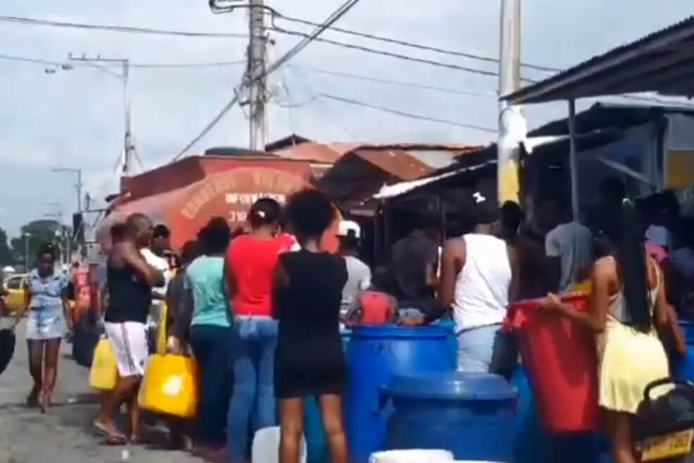 Habitantes de Tumaco, Nariño, llevan un mes y medio sin servicio de agua