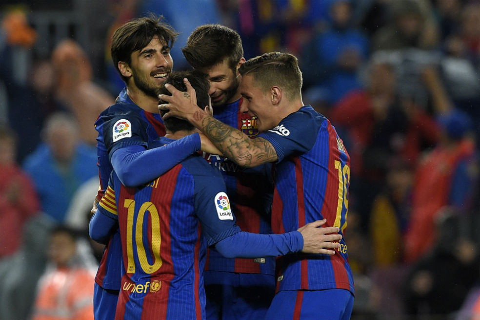 Barcelona goleó y se mantiene líder de la Liga