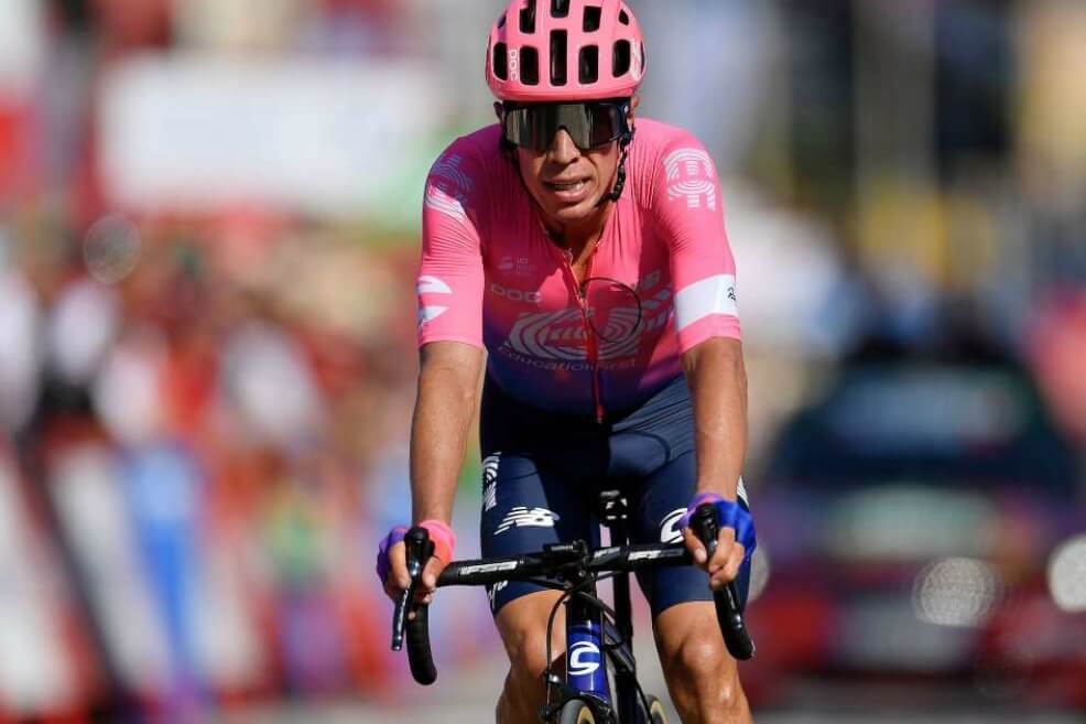 Rigoberto Urán volvió a montar en bicicleta