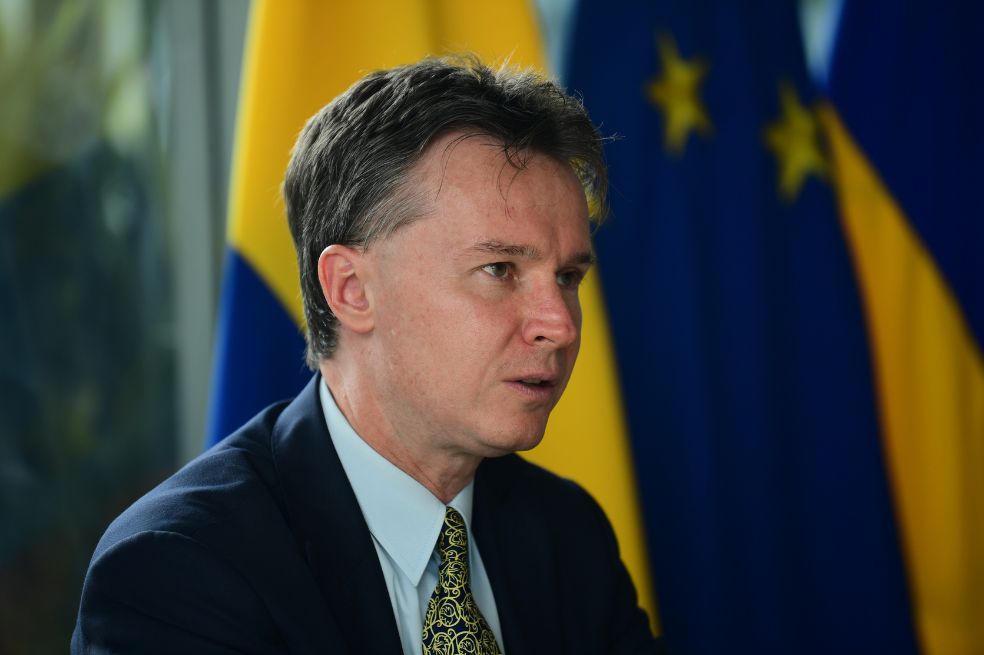 El embajador de Polonia en Colombia, Pawełl Wozny.