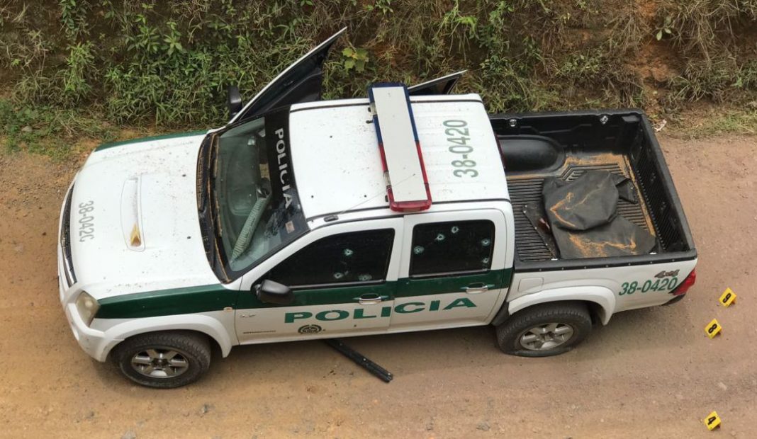 Emboscada de las disidencias de las Farc en el Valle dejó un policía muerto y cinco heridos