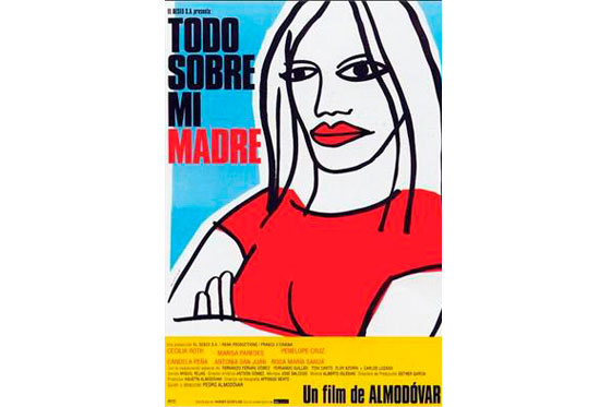 Película Todo sobre mi madre en la biblioteca Los fundadores del Gimnasio moderno