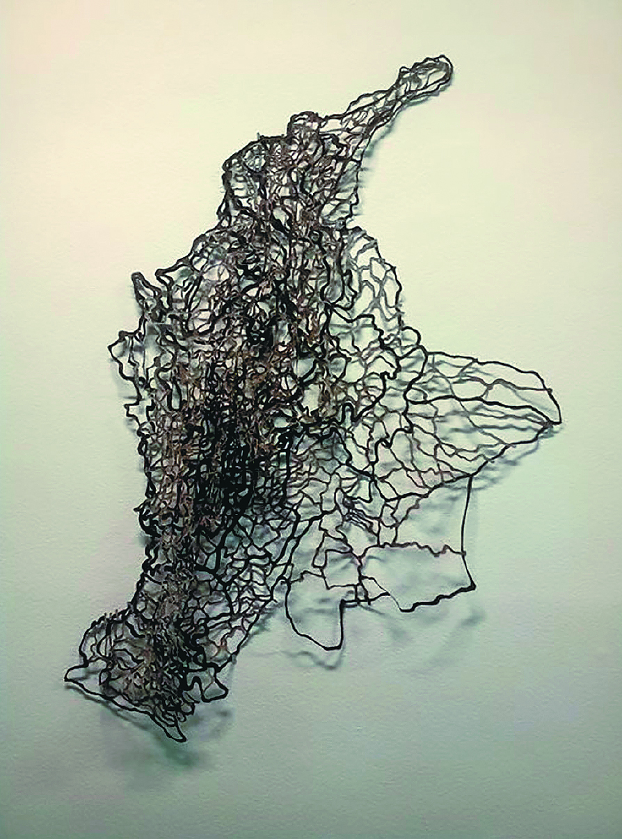 Torso, de la serie “Mapas vacíos”, 2017. / Úrsula Ochoa.