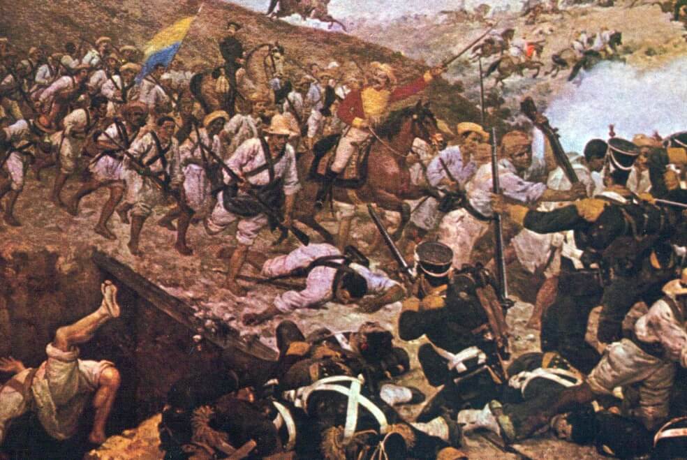 Batalla de Boyacá. Óleo de Martín Tovar y Tovar, París 1890. / Tomada de Wikipedia