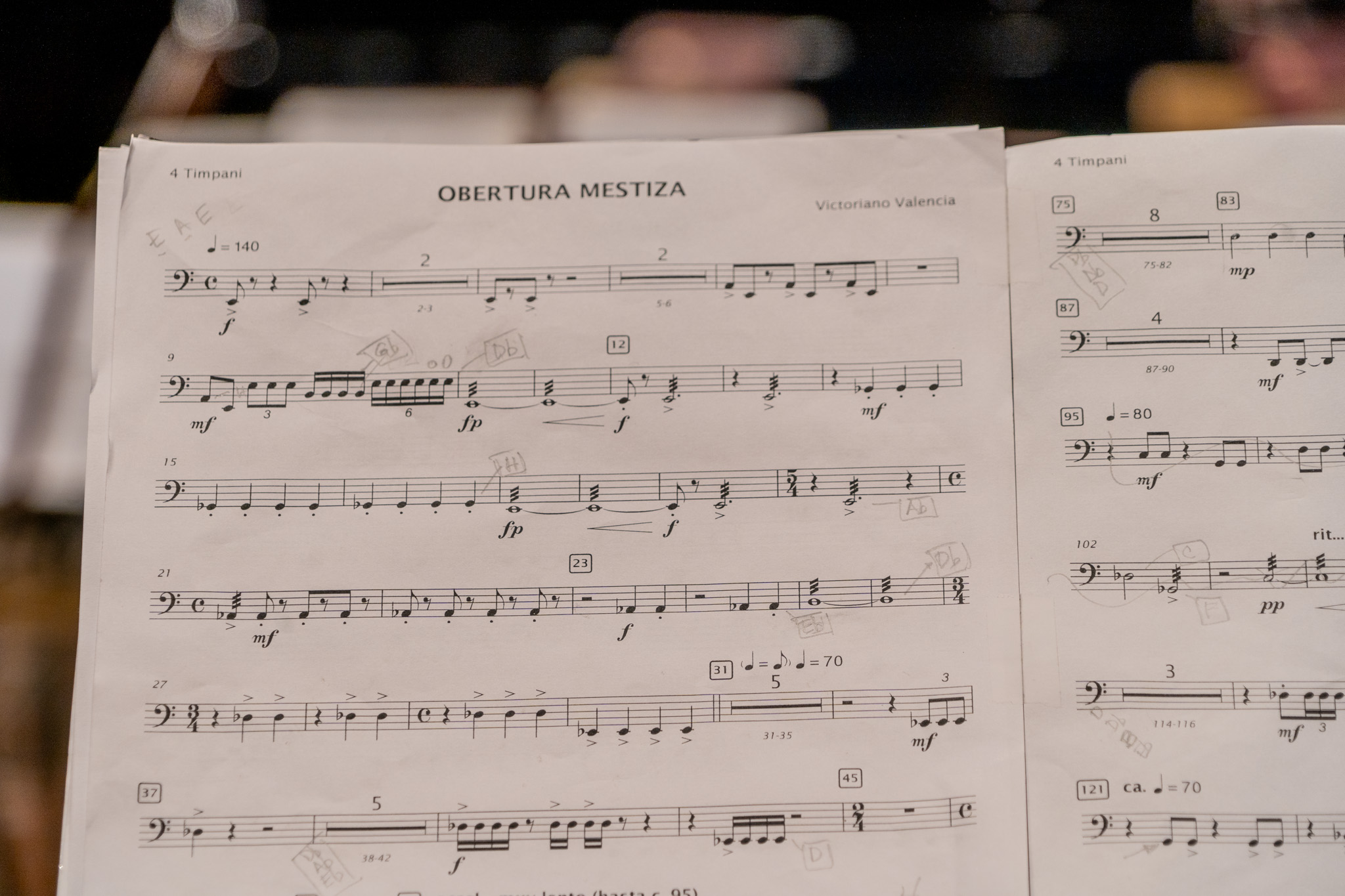 El programa de la noche incluyó la "Obertura Mestiza" de Victoriano Valencia.