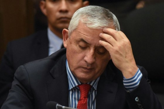 Ante la gravedad de los señalamientos, el expresidente Otto Pérez Molina renunció a su cargo en septiembre pasado. / AFP
