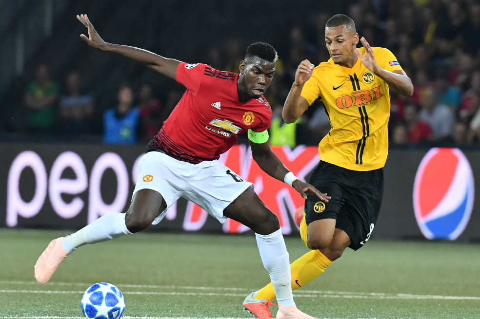 Manchester United se impuso 3-0 ante el Young Boys por la Liga de Campeones