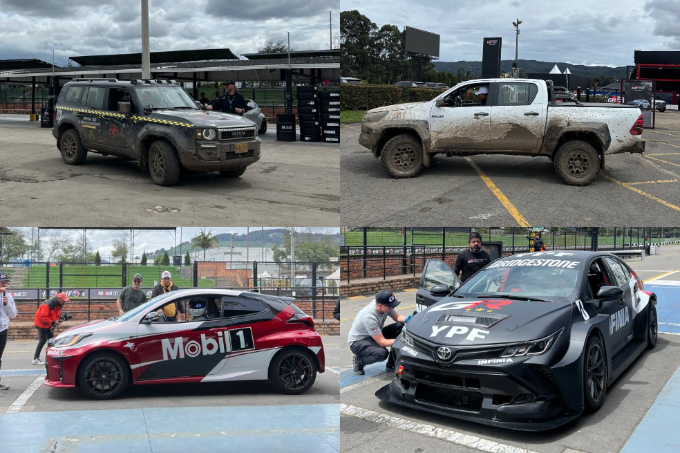 Durante la jornada, se pusieron a prueba modelos como GR Yaris, Hilux GRS, GR86 y Corolla GR-S.