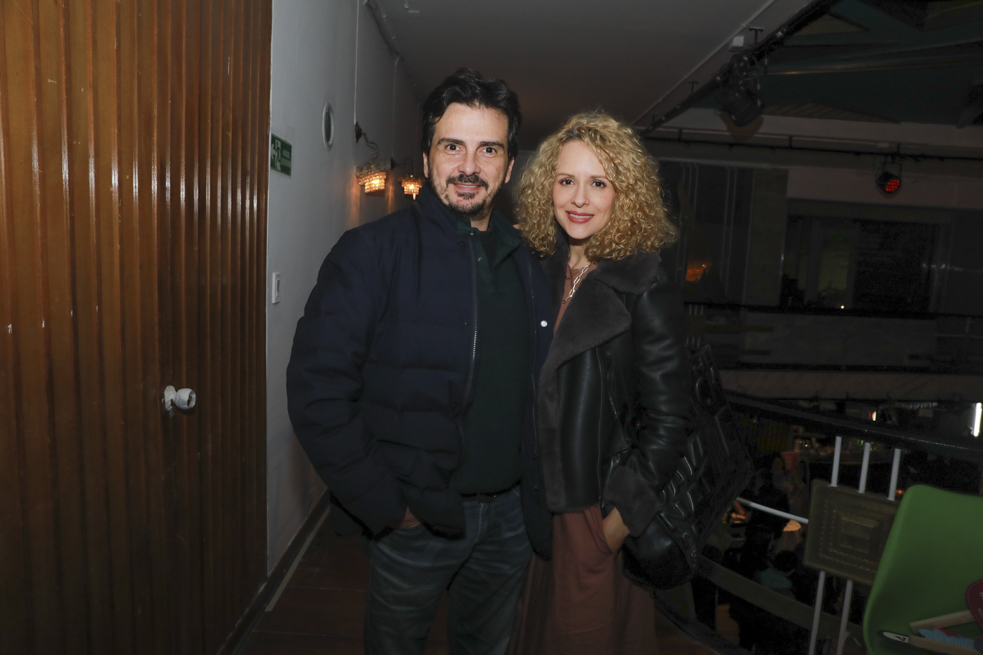 Carlos Camacho y Paula Barreto