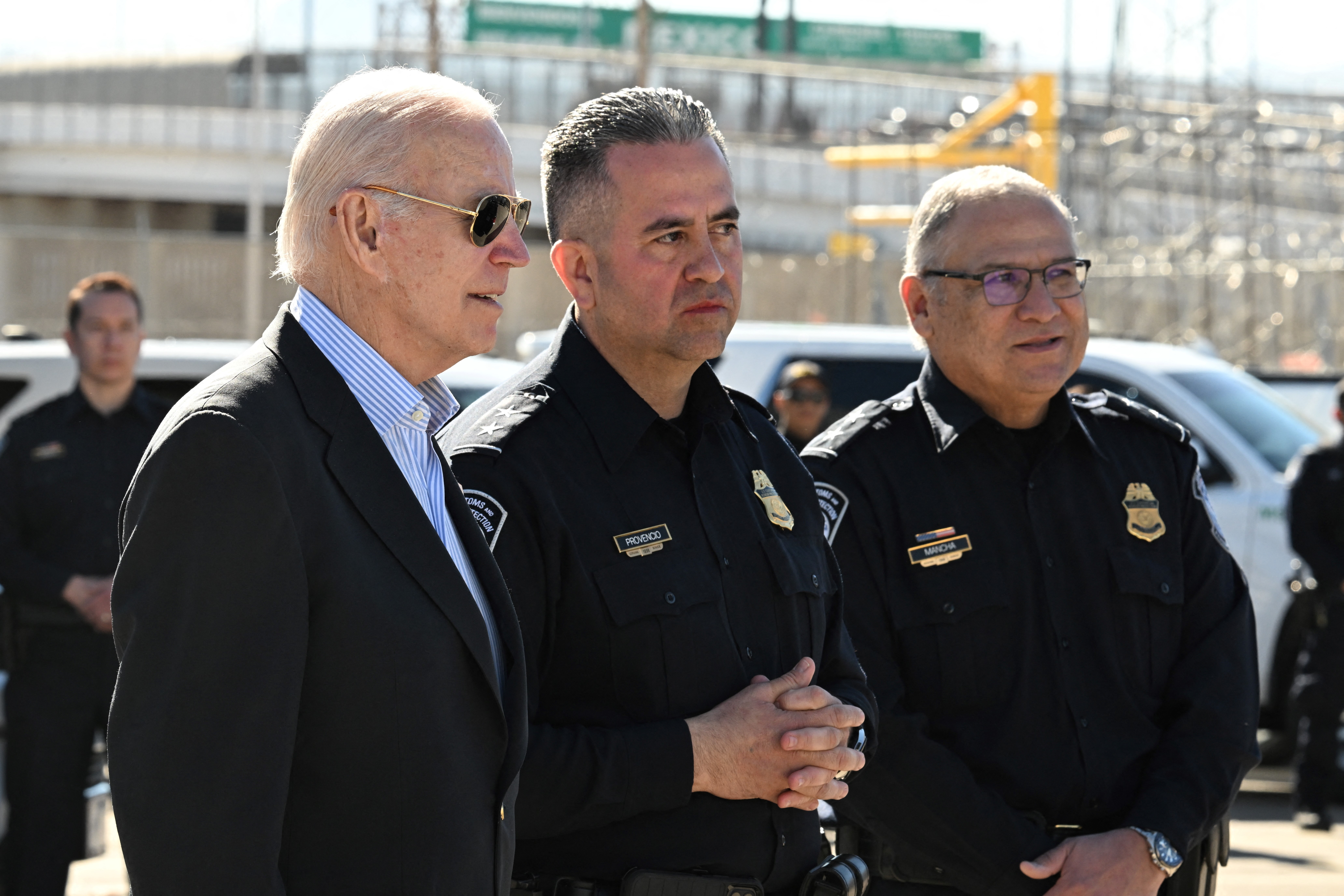 Por primera vez en su mandato, Joe Biden llegó a la frontera con México