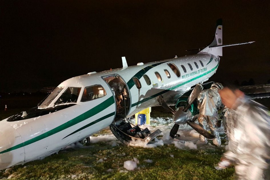 Autoridades investigarán causas de accidente del avión en el que viajaba mininterior