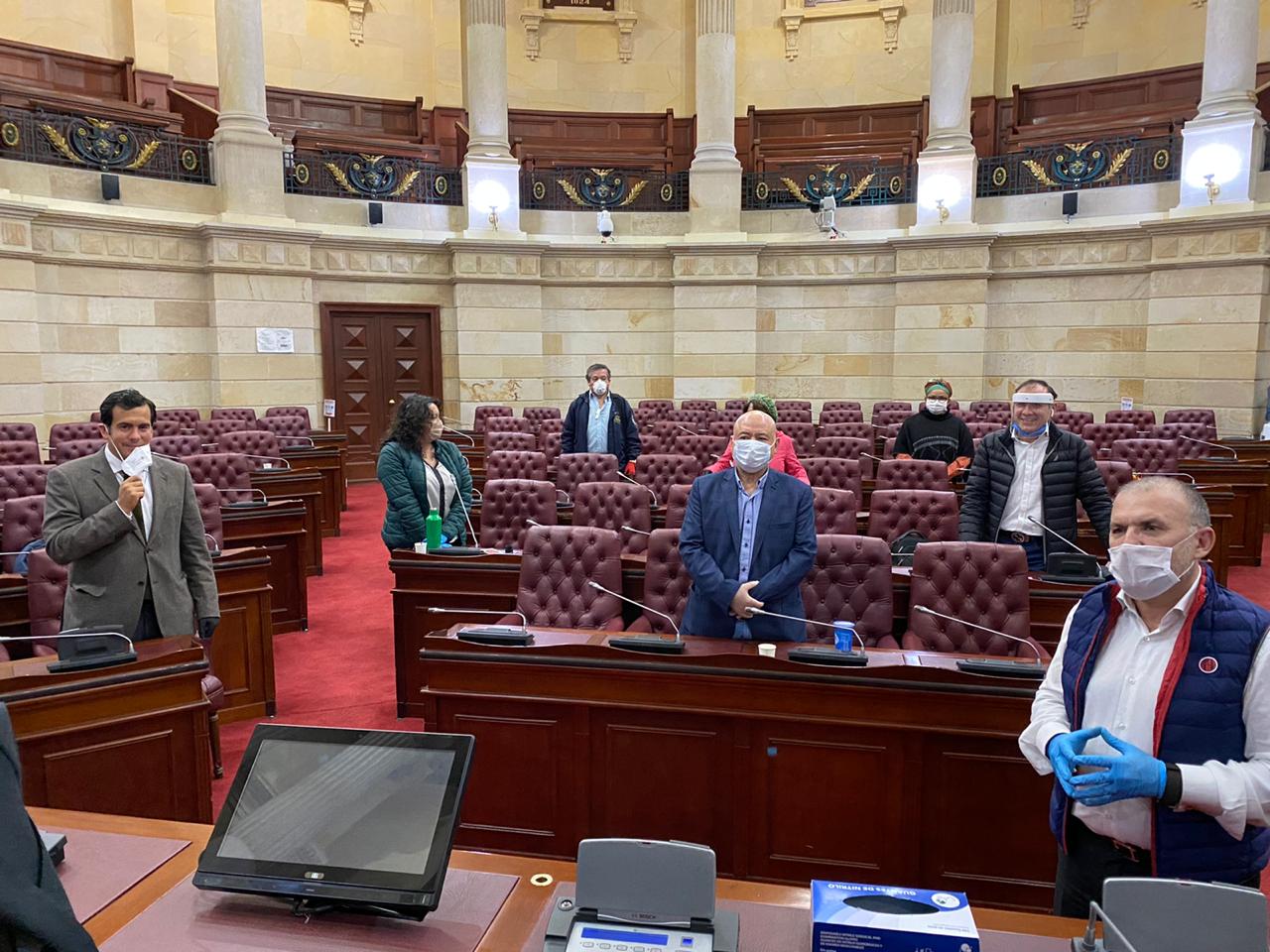 Comisión de Paz es la primera del Senado en sesionar semipresencialmente