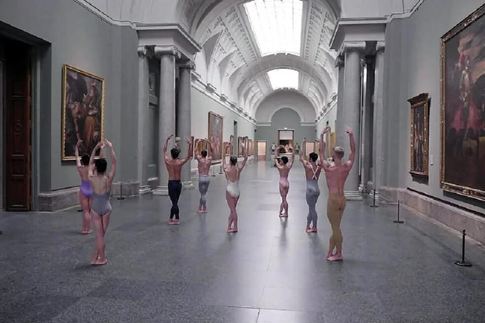 El museo del Prado celebró el pasado 29 de abril el día internacional de la danza. / Tomado de Twitter: @museodelprado