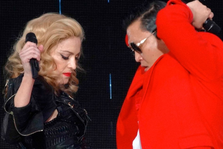 Madonna se dejó contagiar del «Gangman Style»