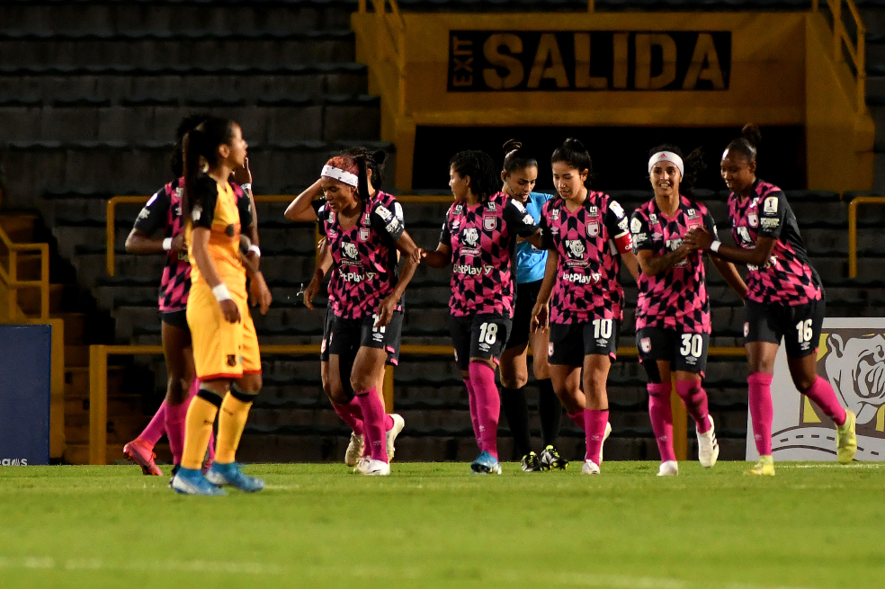 Santa Fe vs. Medellín en la vuelta de las semifinales de la Liga Femenina BetPlay 2020.