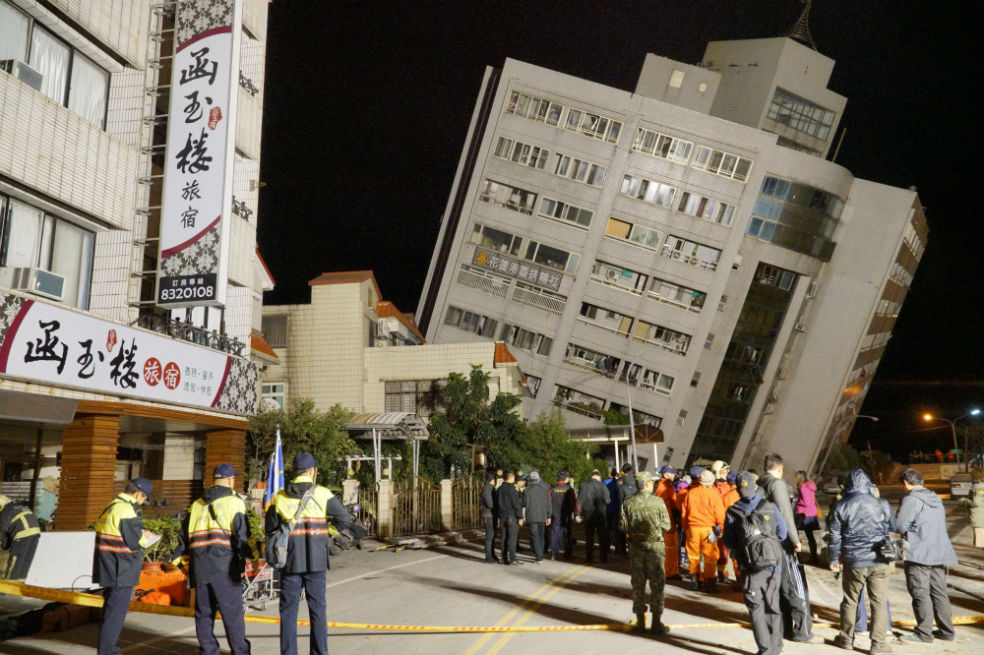 Terremoto en Taiwán: ya son seis los muertos y más de 200 heridos