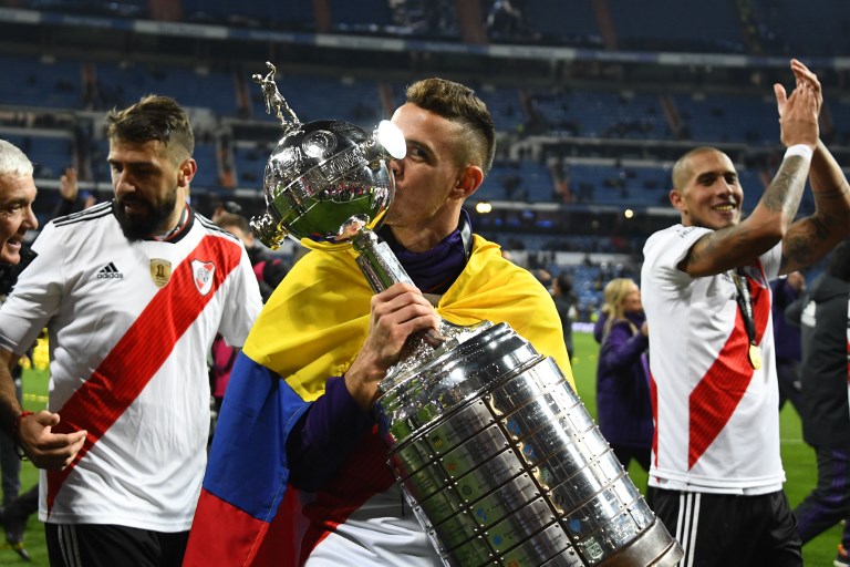  Entre 2017 y 2021 disputó 149 partidos, marcó 55 goles y aportó 18 asistencias, cifras que lo convirtieron en el máximo goleador del primer ciclo de Marcelo Gallardo.