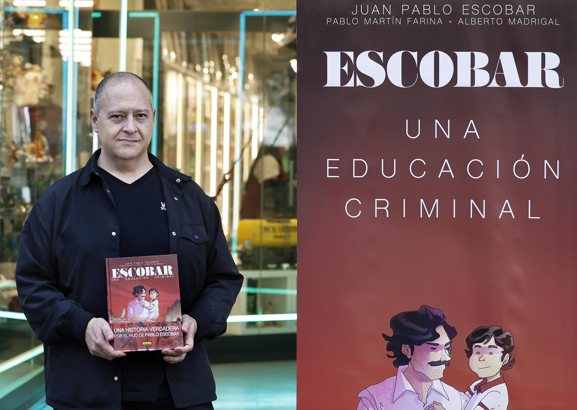 Pablo Escobar, su hijo y una novela gráfica que desmitifica al narcotraficante