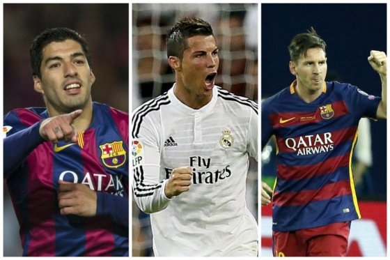 Luis Suárez, Messi y Ronaldo, finalistas a mejor jugador UEFA