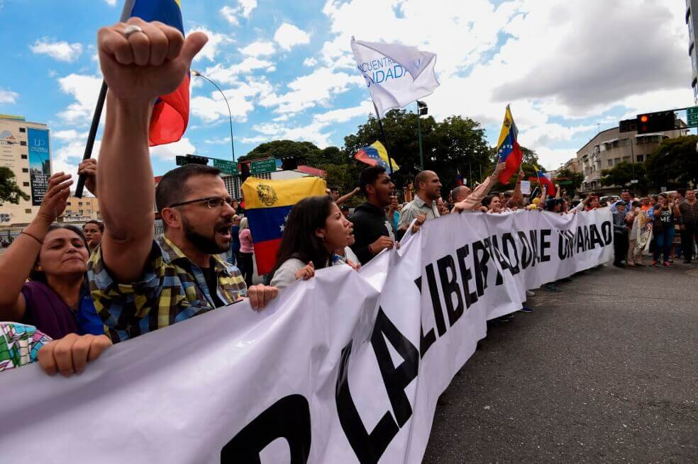 Así avanzan las protestas que exigen la salida de Nicolás Maduro